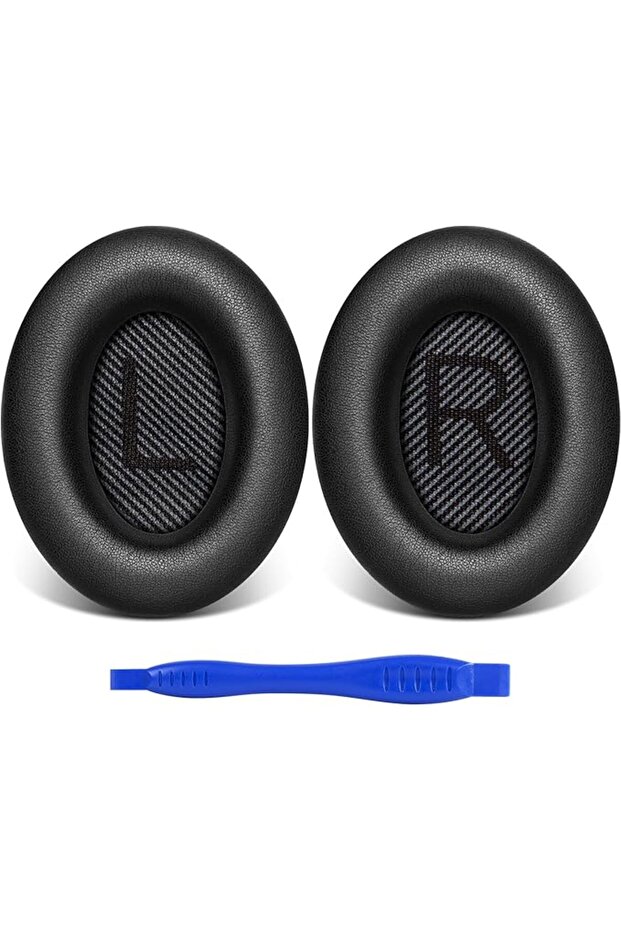 طقم وسائد أذن بديلة لسماعات Bose Quiet Comfort 35 مصنوعة من الجلد البروتيني الناعم