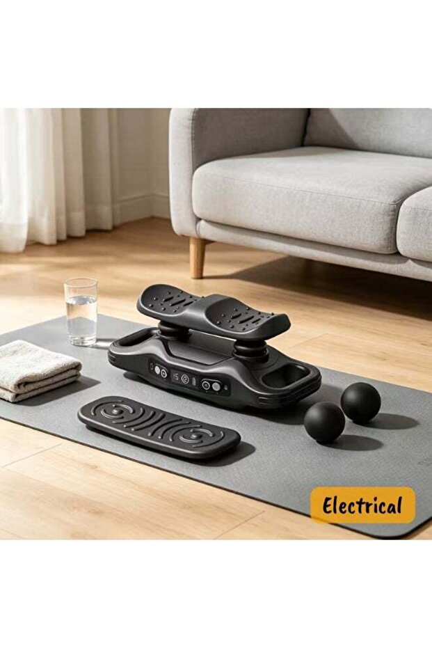 Electric Foot Massage Instrument with Acupoint Pressure Therapy, Adjustable Massage Strength, Multiple Modes, Timed Display, and Included Massage Accessories for Soothing Tired Feet, Improving Relaxat