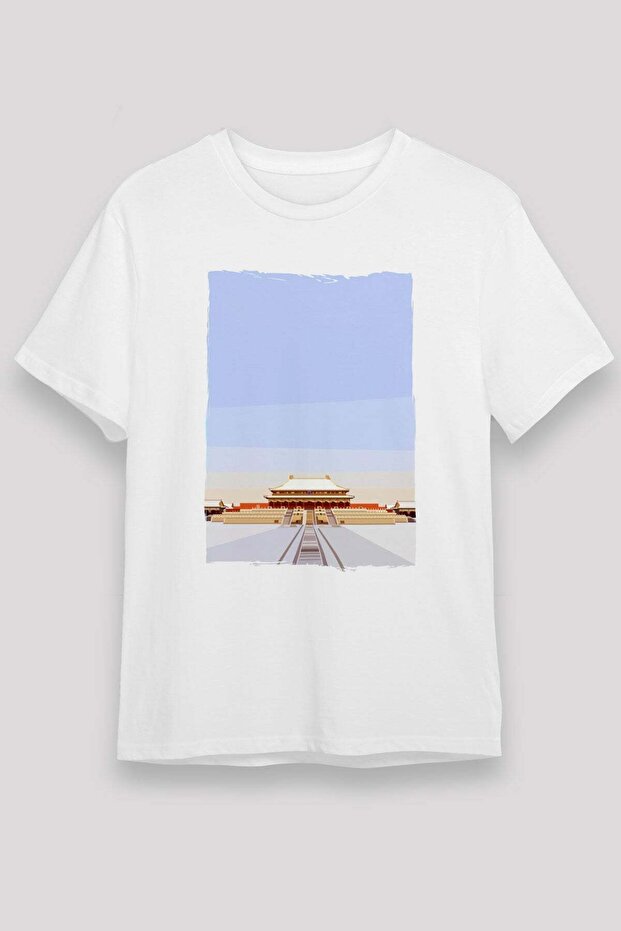 Forbidden City White Unisex T-Shirt T-Shirt