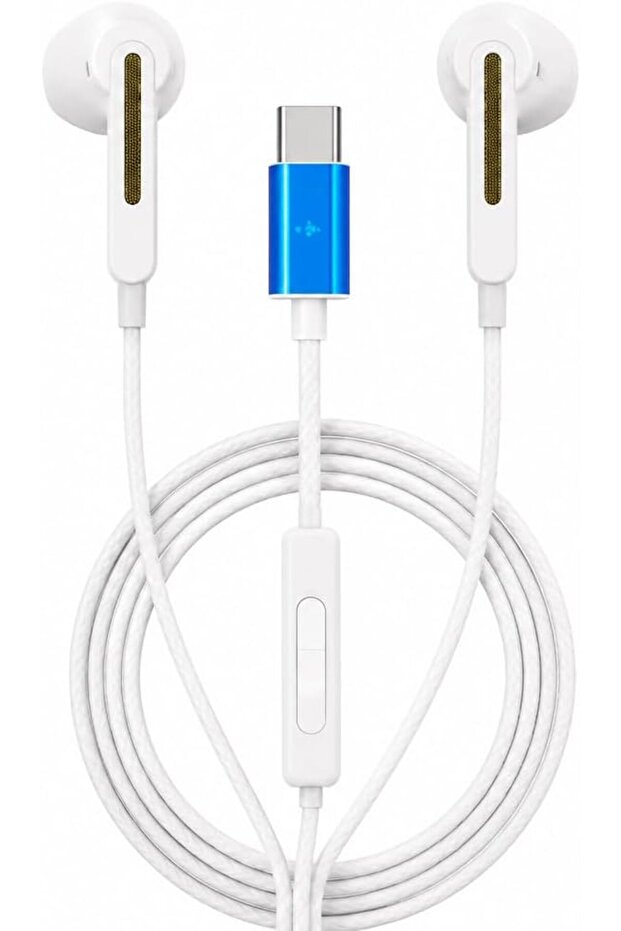 سماعات أذن سلكية USB-C مع ميكروفون مدمج