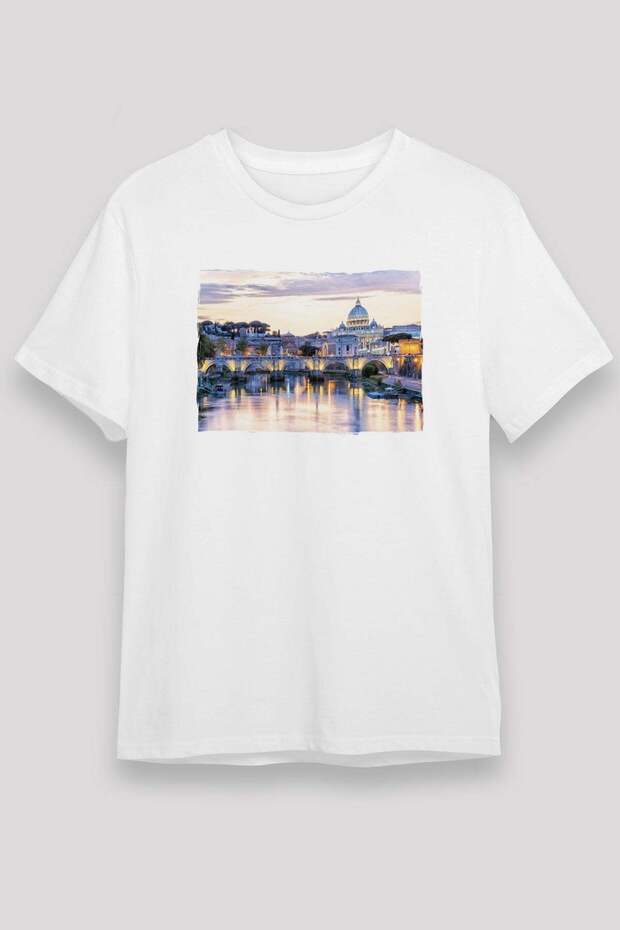 St. Peter's Basilica White Unisex T-Shirt T-Shirt