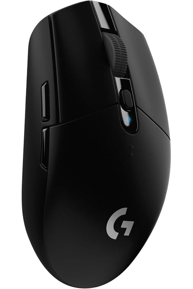فأرة ألعاب لاسلكية لوجيتك G305 LIGHTSPEED، مستشعر HERO 12K، 12,000 نقطة في البوصة، خفيفة الوزن، 6 أزرار قابلة للبرمجة