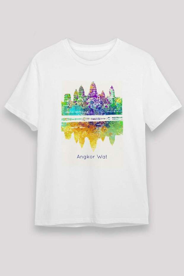 Angkor Wat White Unisex T-Shirt T-Shirt