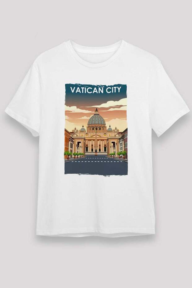 Vatican White Unisex T-Shirt T-Shirt