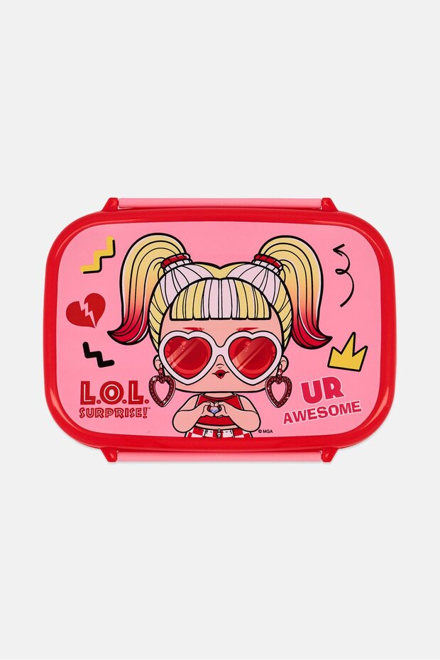 LOL Surprise Lunch Box with Inner Layer 765ml, Red