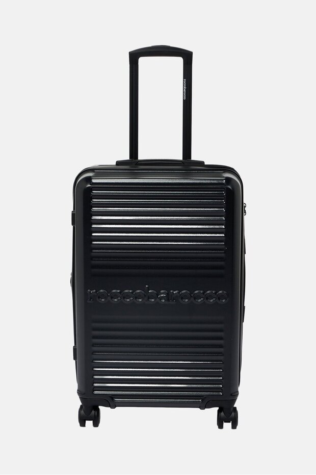 25 Inch Expandable Hardshell Check-In Spinner Luggage, Black