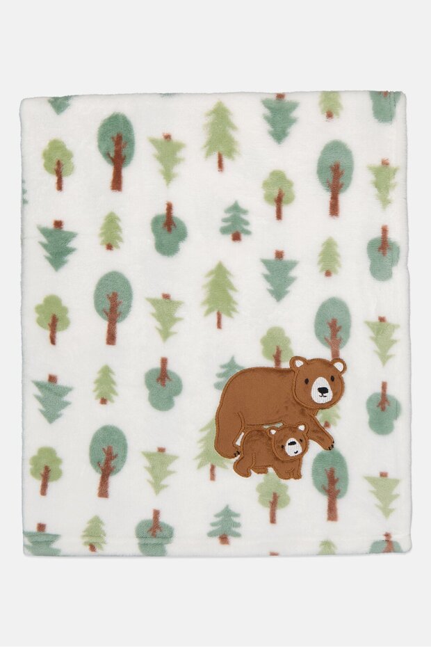 Applique Baby Blanket, Multicolor