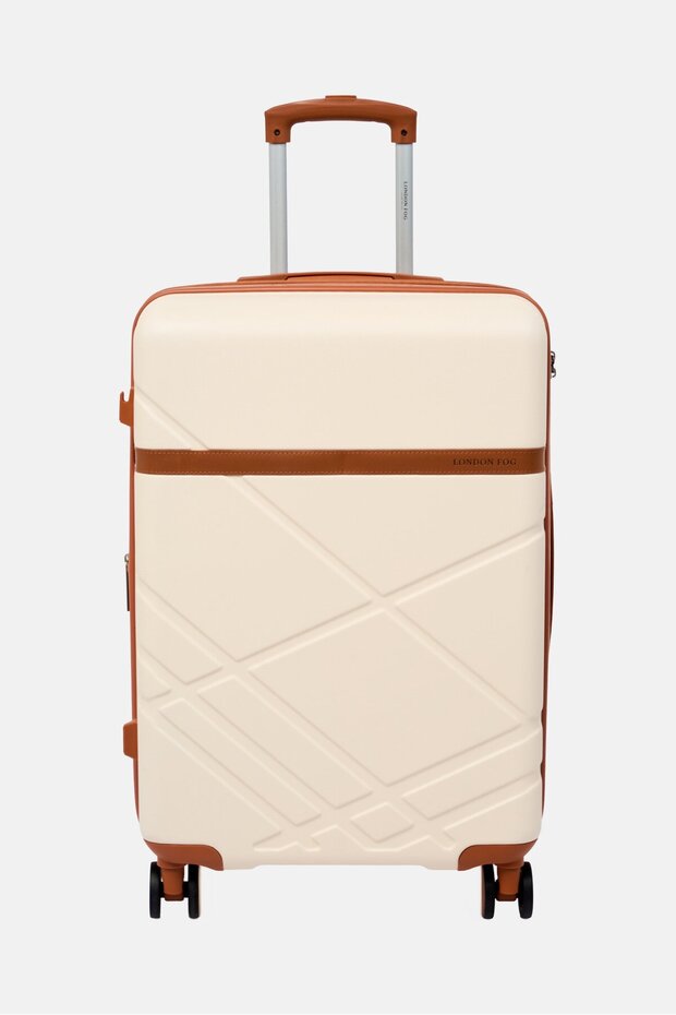 21 Inch Medium Hardshell Cabin Spinner Luggage, Cream
