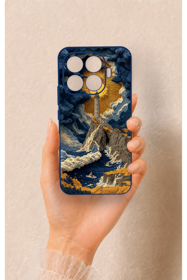 Mi 17t Pro 5g Compatible Lighthouse Pattern Silicone Case