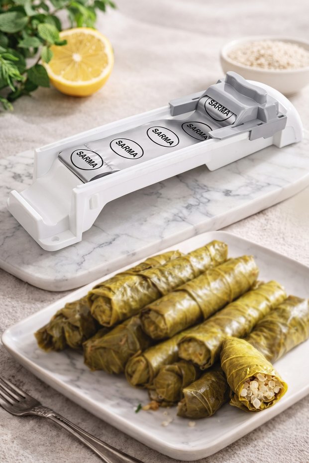 3-Stage Practical Leaf Wrapping Machine – Adjustable for Thin, Medium, and Thick Wraps