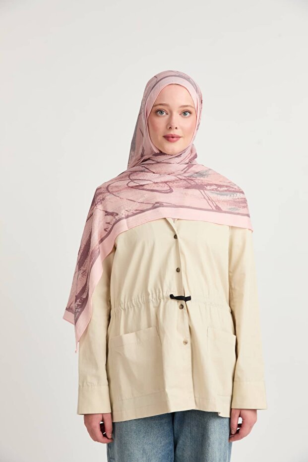 Canvas Pattern Liva Modal Shawl