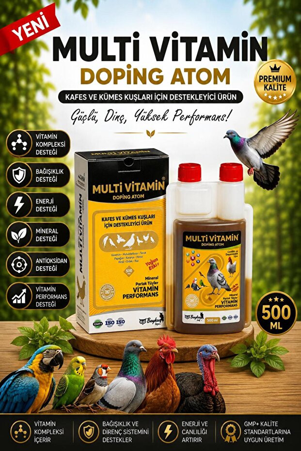 MULTİ VİTAMİN DOPİNG ATOM – 500 ML