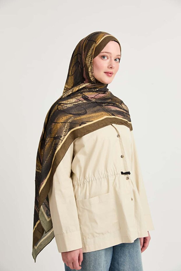 Canvas Pattern Liva Modal Shawl