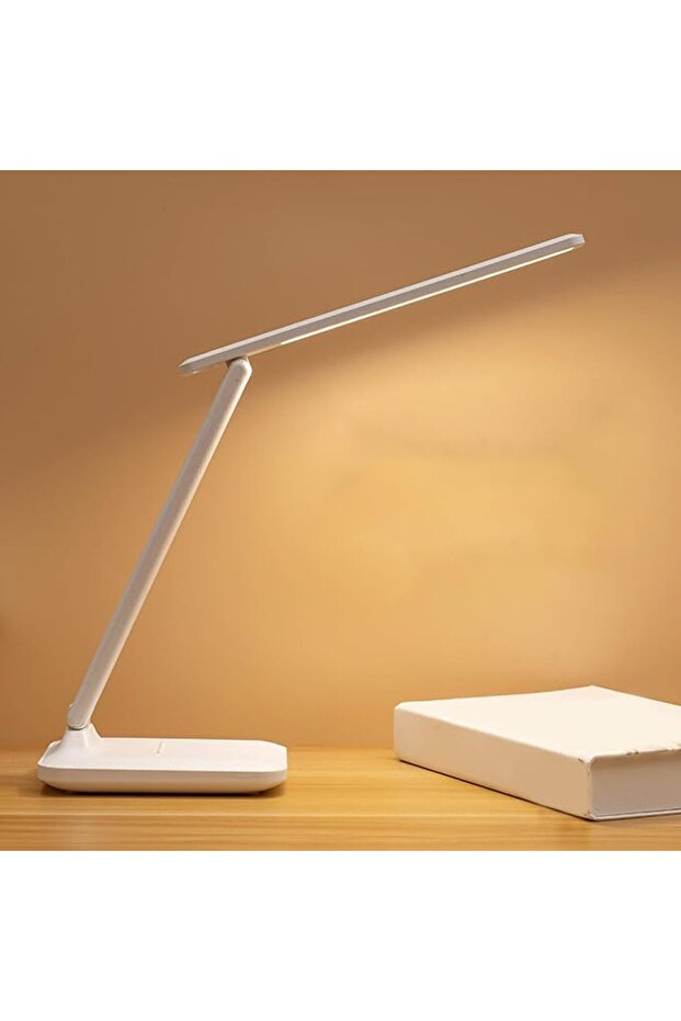 مصباح مكتب LED - مصباح للقراءة، مصباح للعناية بالعين، تحكم باللمس لتعديل الإضاءة واللون، مناسب