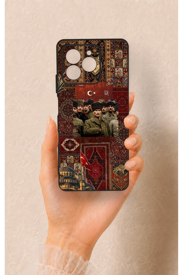 Omix X7 Compatible Bozkurt and Atatürk Patterned Silicone Case