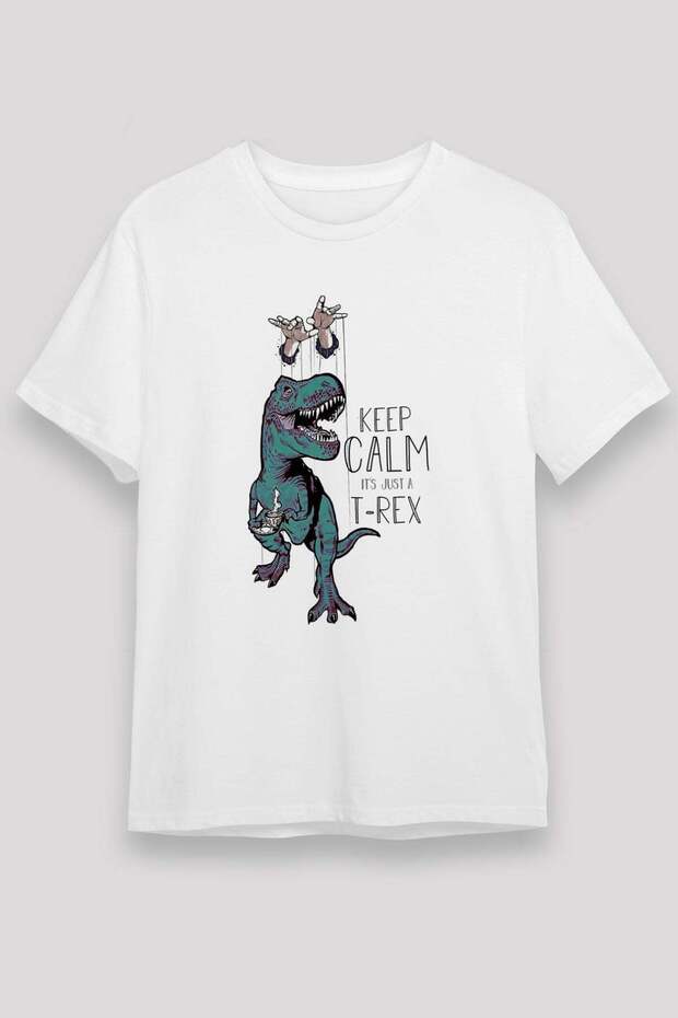 Dinosaur White Unisex T-Shirt T-Shirt