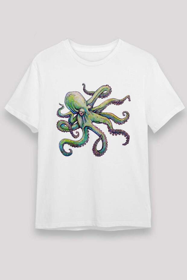 Sea Creatures White Unisex T-Shirt T-Shirt