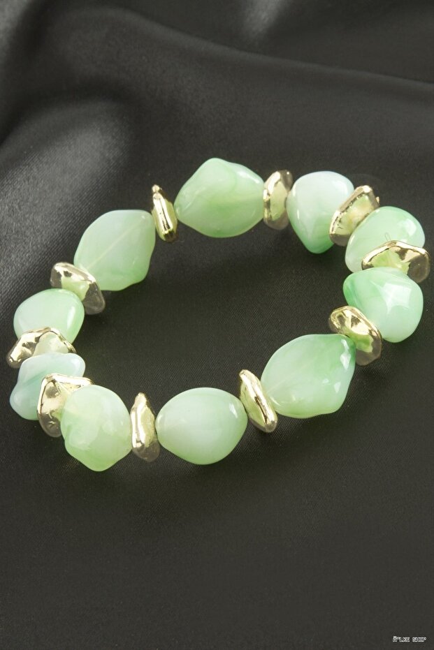 Ilkestor Zr Oval Plastic Model (223601) Bracelet Green