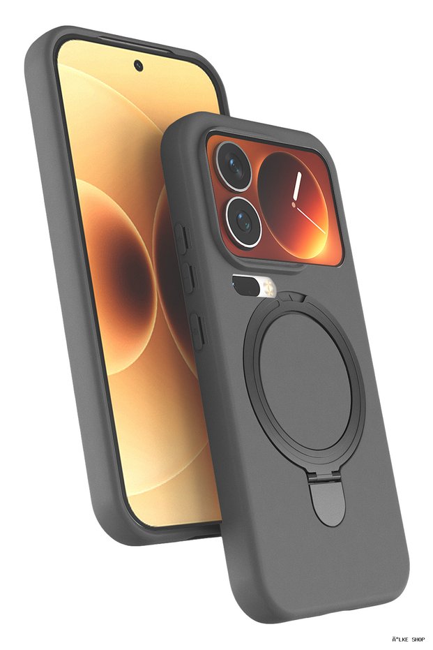 Ilkestor Mi 17 Pro Regal Cover with Magsafe Stand - (200139) Titanium Gray