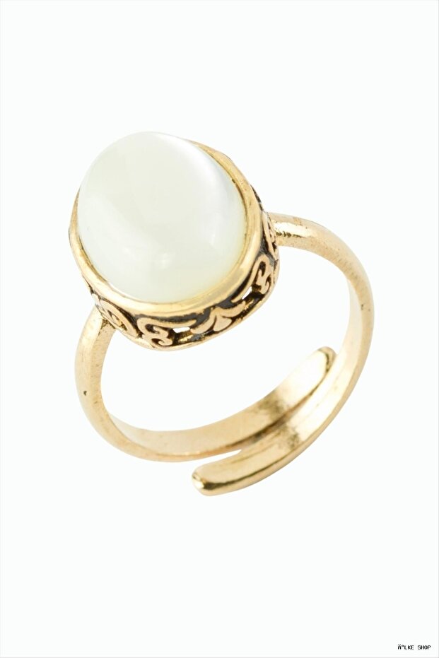 Ilkestor Oval Natural Stone Authentic (204013) Ring