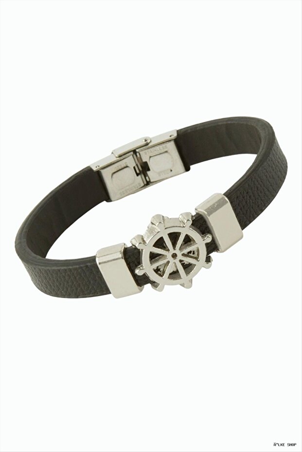 Ilkestor Çapa Luxury Leather (203745) Bracelet Black