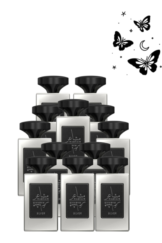 12 قطعة من عطر ماشير الفضي 100 مل