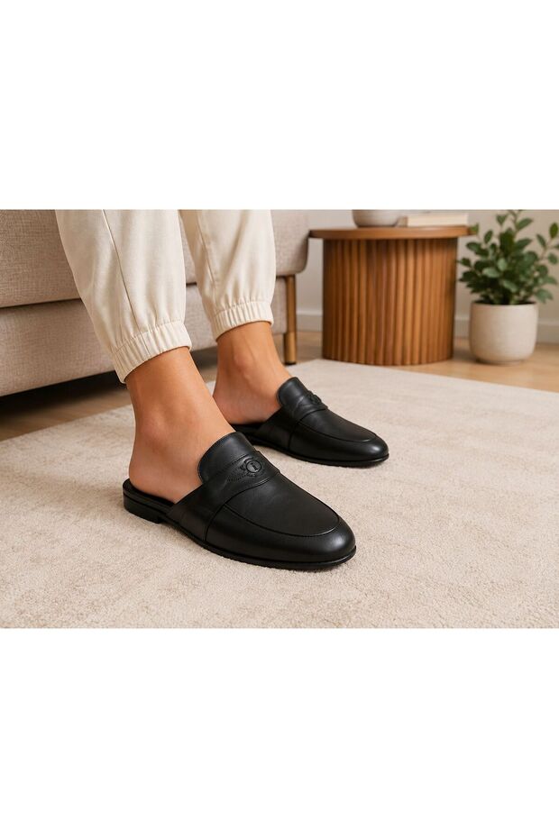 Black Men's Groom's Bundle Dowry Ergonomic Home Guest Slippers
