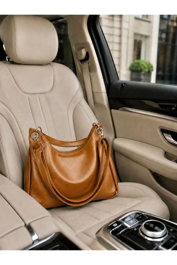 Women's Loose Shoulder Bag Length 25 cm Width 35 Width 8 cm