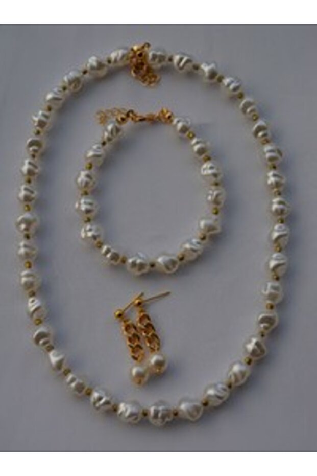 Jewelry set - gold color -