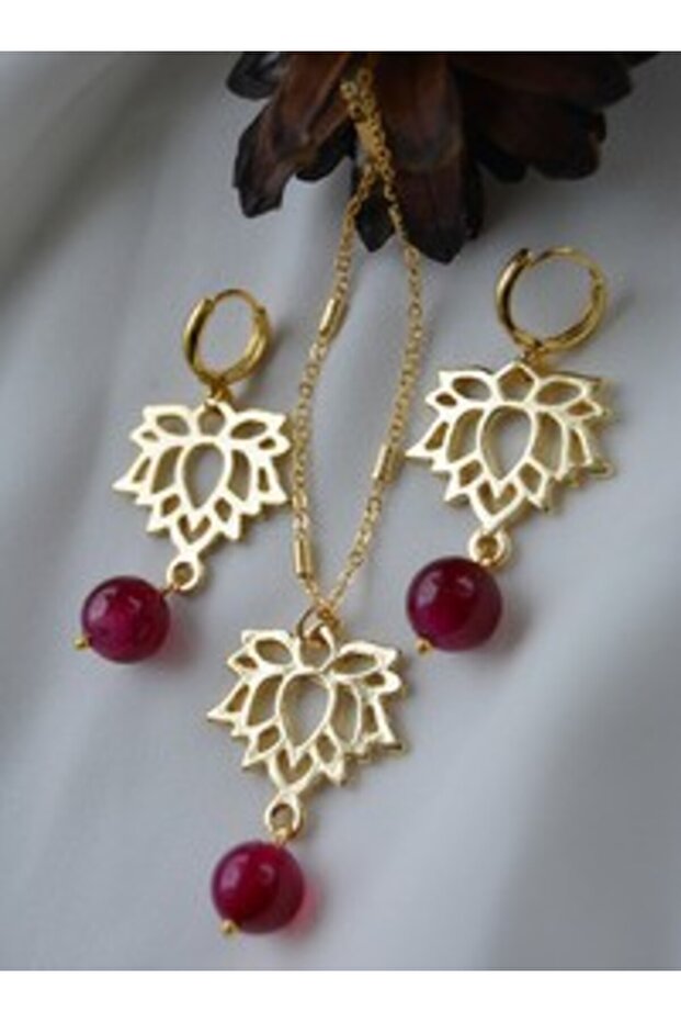 Jewelry set - gold color -