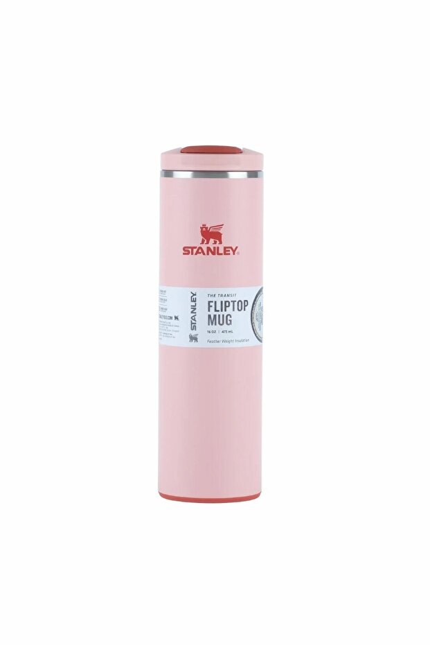The Transit Fliptop Mug 0.47L/16Oz Pink 10-13062-0050