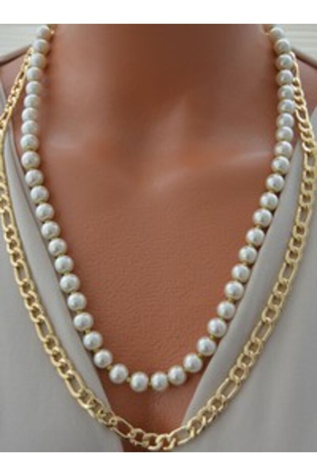 Necklace - Gold Color -