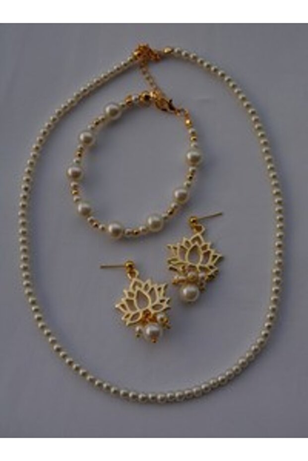 Jewelry set - gold color -