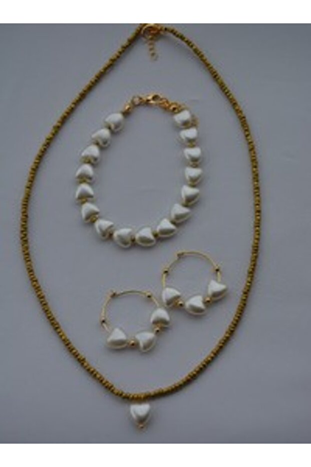 Jewelry set - gold color -