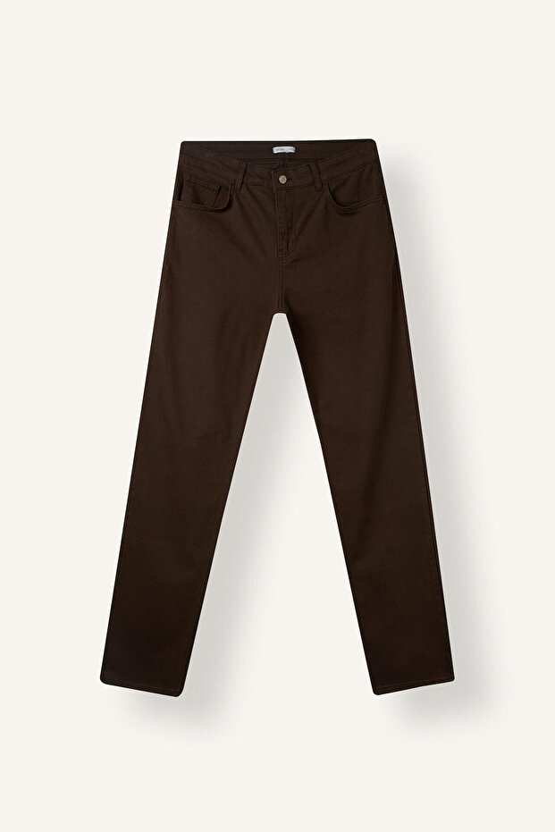 Regular Fit Normal Bell Bottom Straight Leg Trousers H4868Ax26Au