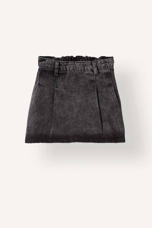 100% Cotton Elastic Waist Jean Shorts Skirt Baby Girl I5306A526Au