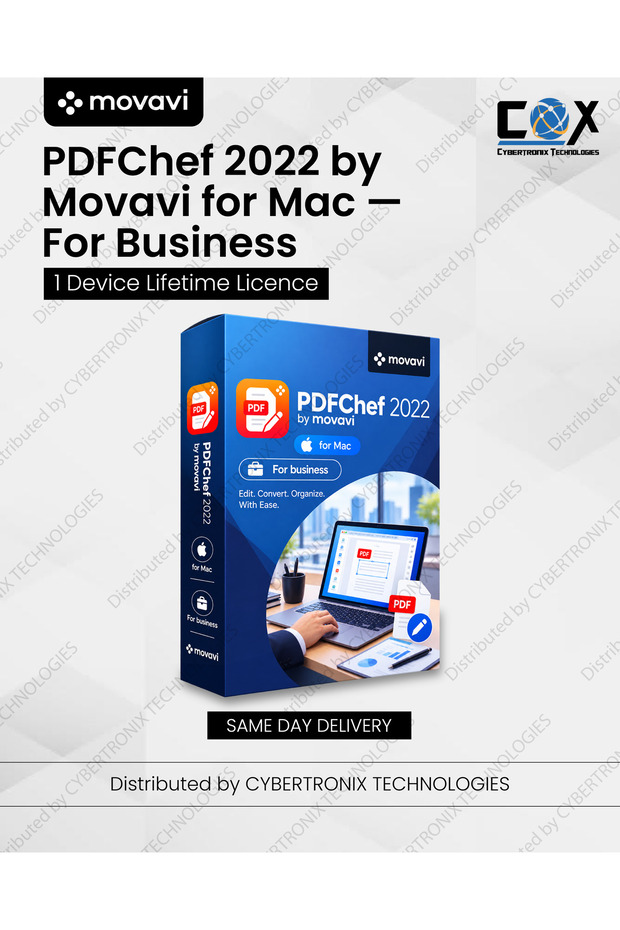 PDFChef 2022 for Mac For Business | 1 Device Lifetime | Digital License | Same Day