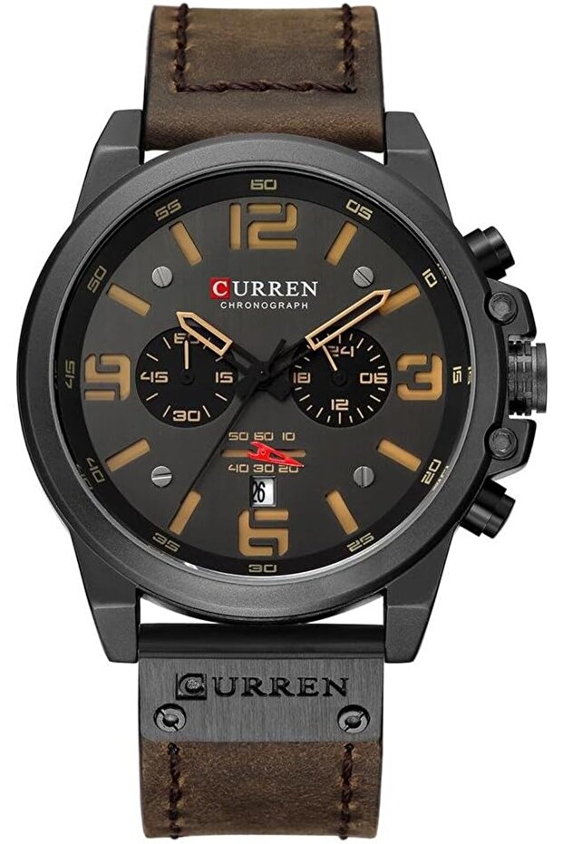 8314 Men's Luxury Date Chronograph Leather Watch