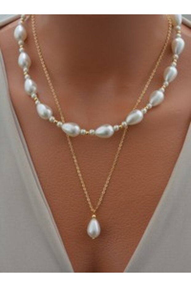 Necklace - Gold Color -