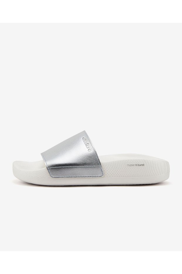Hyper slide - shine on women's grey slipper 140431 sil