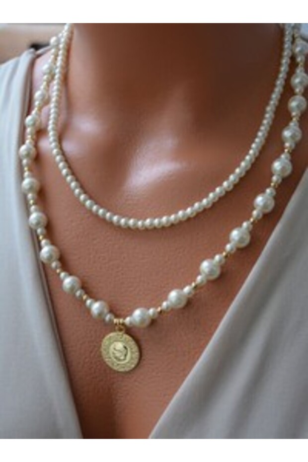 Necklace - Gold Color -