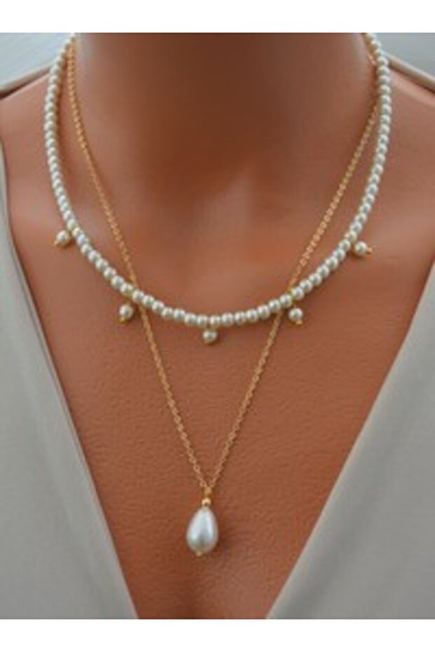 Necklace - Gold Color -