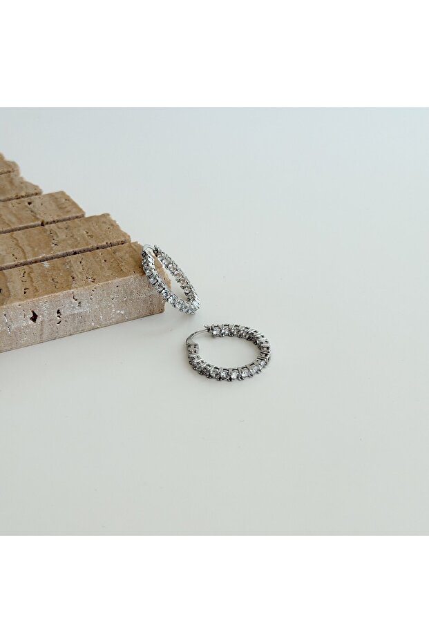 Paloma Grey Steel Earring | Steel Earrings