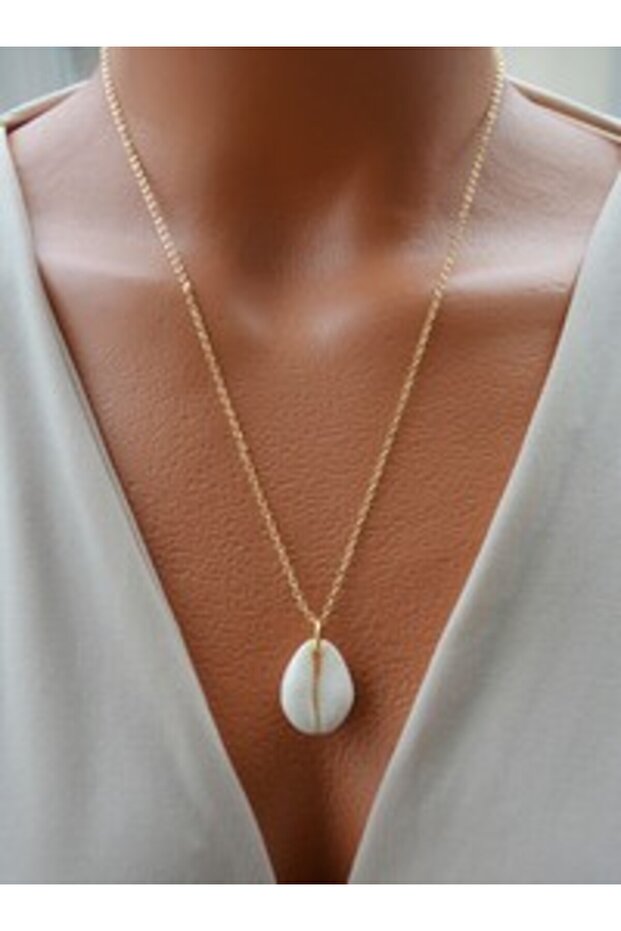 Necklace - White -