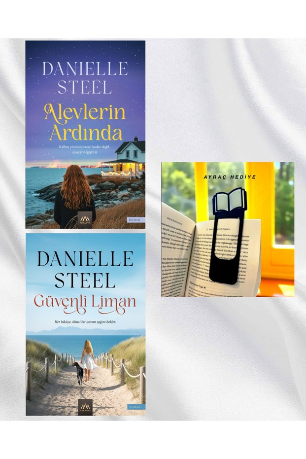 Behind the Flames / Safe Haven / DANIELLE STELL / Book Figure Bookmark Gift