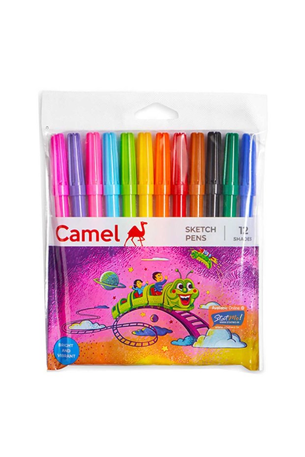 Sketch Pen Set, 12 Shades, Assorted