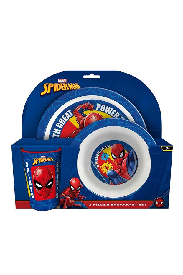 Spider-Man 3 pcs Breakfast Set, Assorted