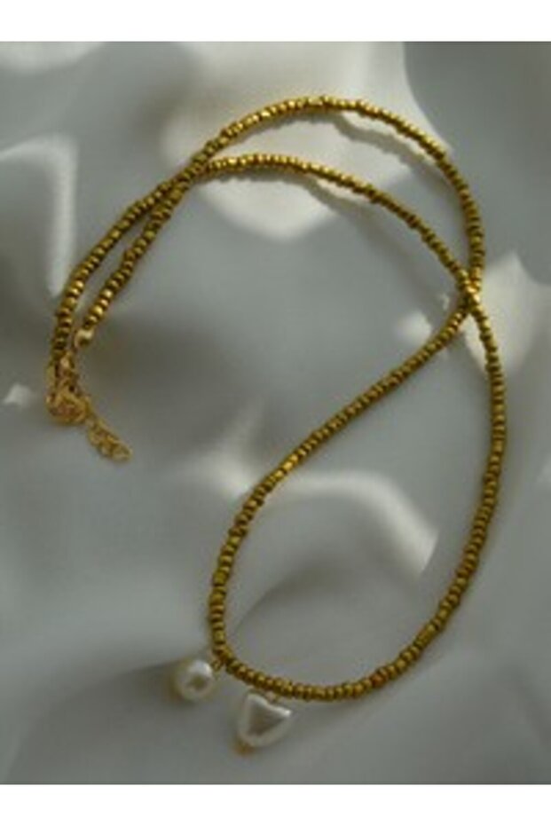 Necklace - White -