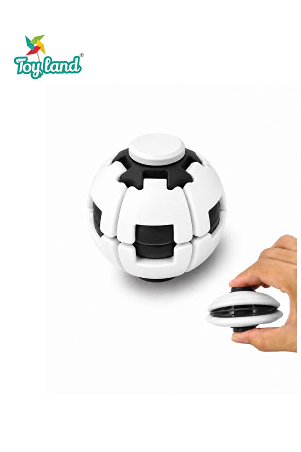 Transformable Magic Ball Fidget Toy with Expanding and Collapsing Shape-Shifting Design, Interactive Deformation Puzzle Ball, Sensory Stress-Relief Hand Toy for Kids and Adults (White)