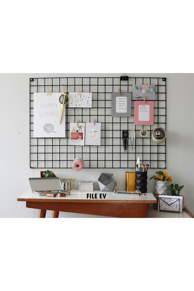 Lefiev Lefi Home Wired Wall Board, Metal Board, Photo Frame, Note Holder, Memory Frame